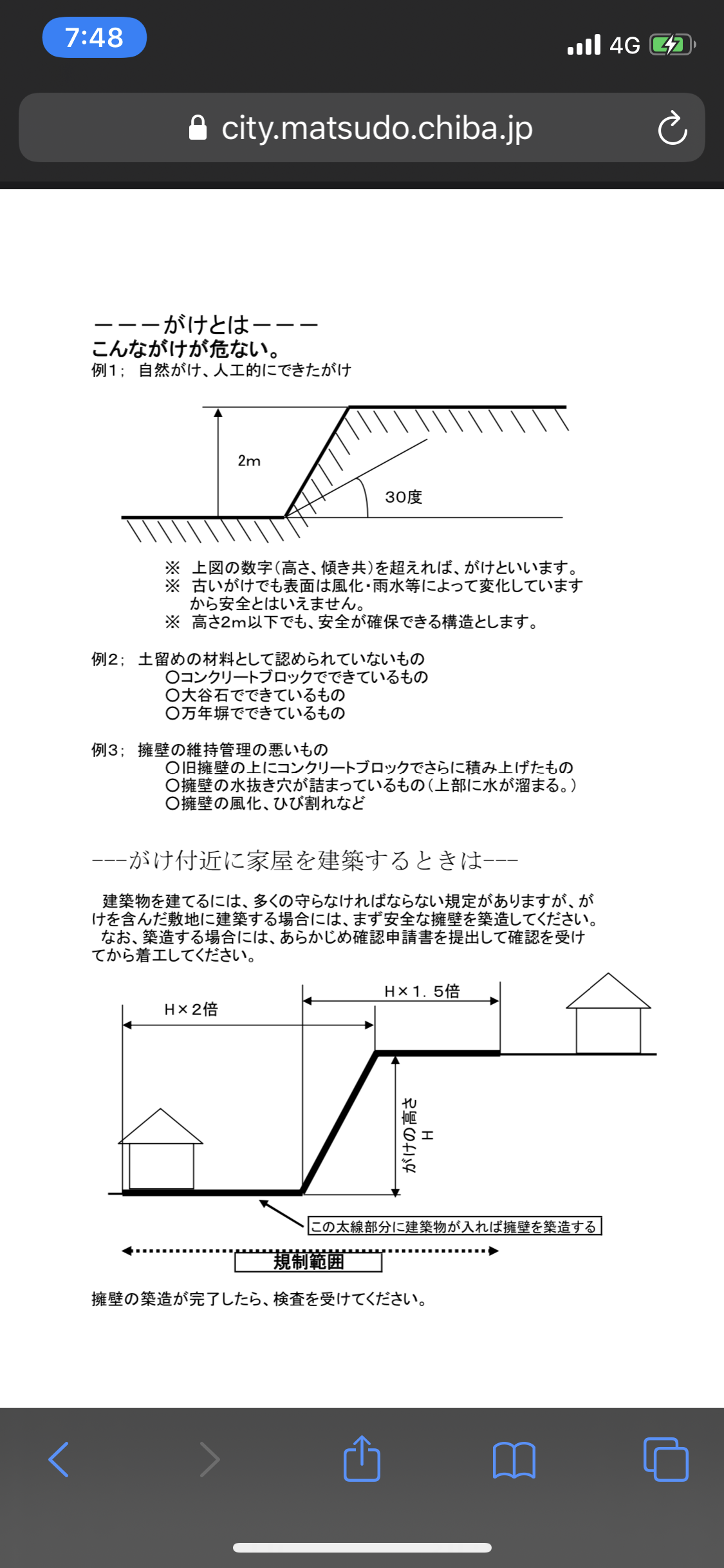 がけ条例